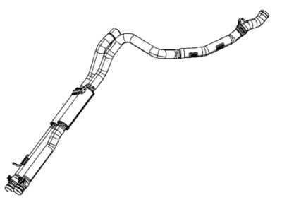 2021 Ram 1500 Muffler - 68432192AD