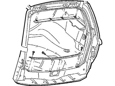 Jeep 5FA67WL5AC PANEL Liftgate