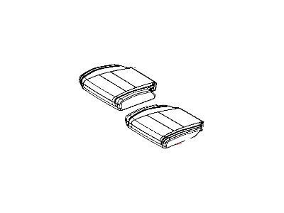 Dodge 1UQ10BD3AA COVER Seat Cushion