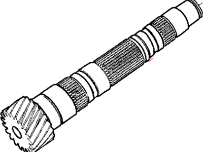 Dodge 5127733AA SHAFT Intermediate