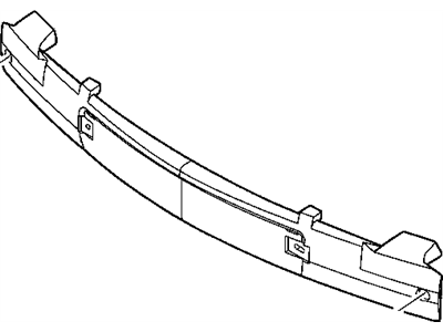 Dodge 5303596AB FOAM Front Bumper Fascia
