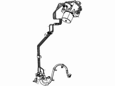 Ram 68234124AB TUBE Brake HCU To Junction Block Rear