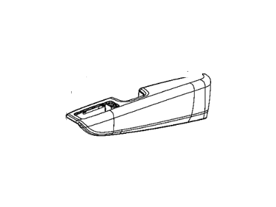 Dodge 6GF64LR5AA ARMREST Front Door Trim
