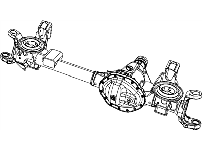 Ram 68065449AA AXLE Service Front