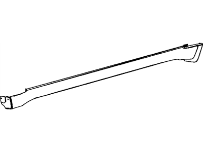 Mopar 1KX14TZZAC Rocker Molding, Passenger Side