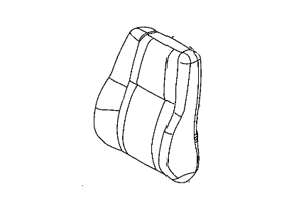 Jeep 1LA611D1AA COVER Front Seat Back