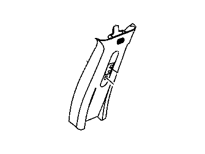 Dodge 1CM05DW1AE MOLDING B Pillar