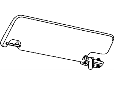 Jeep Wrangler Sun Visor - 1MK34XDVAA