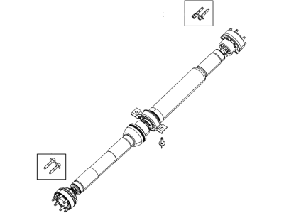 2020 Jeep Grand Cherokee Drive Shaft - 53010904AB