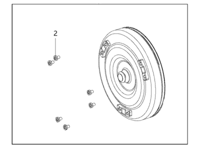 Jeep Cherokee Torque Converter - 68288460AA
