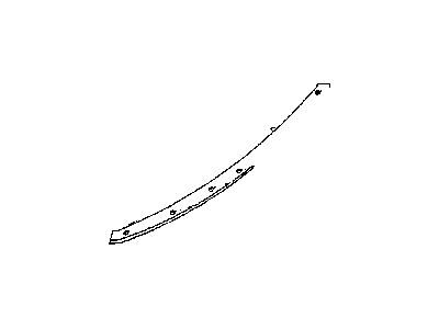 Chrysler 4630627 MOULDING, Backlite, Lower