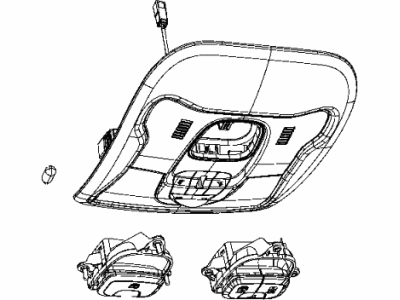 Mopar 6AU89MS7AA Dome Lamp