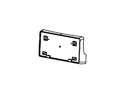 Dodge Dart License Plate - 68110187AA