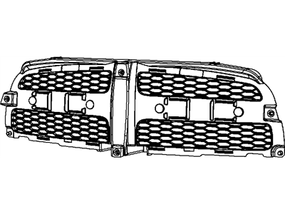 Mopar 68092613AA Grille, Front Upper