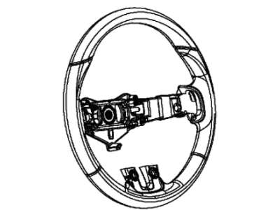 2013 Dodge Dart Steering Wheel - 1TL36LA8AG