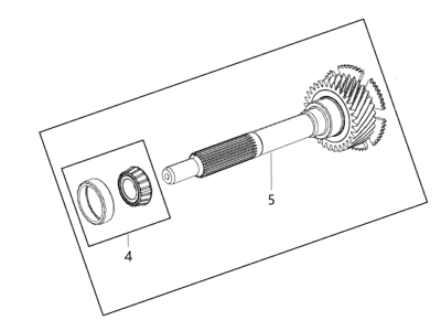 Mopar 68283362AA Shaft Package Input
