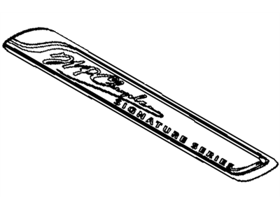 Ram 68082456AA NAMEPLATE SIGNATURE SERIES