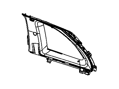 Chrysler TW40DW1AK MOLDING C Pillar