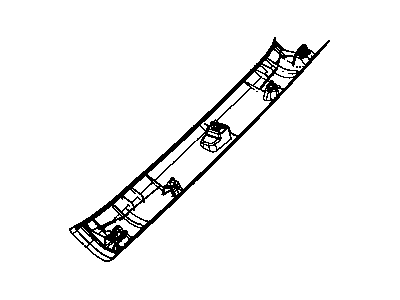 Chrysler TW50DW1AE PANEL Rear Header