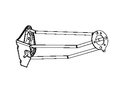 Ram 68101188AC BRACKET Filler Diesel Exhaust Fluid