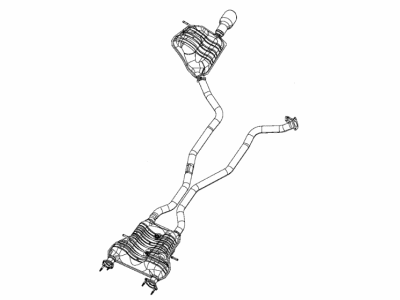 2021 Jeep Grand Cherokee Muffler - 68276653AC