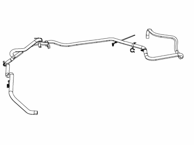 2020 Jeep Grand Cherokee Brake Booster Vacuum Hose - 4581809AD
