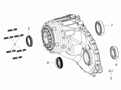 Ram Transfer Case - 68402336AB
