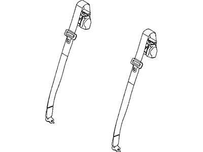 Jeep 1EY841D1AB SEAT BELT Retractor