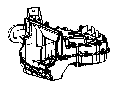 Ram 68048893AC HOUSING Blower Motor Includes: Seals, Bracket,