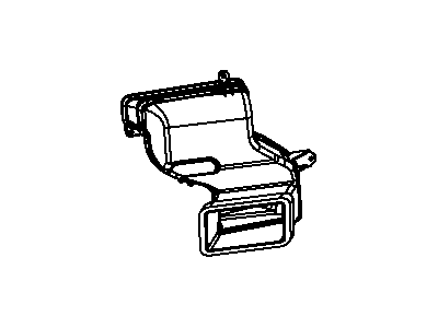 Ram 68049979AA DUCT Rear A/C Includes: Seal