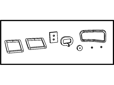 Ram 68048898AA SEAL KIT A/C And Heater Unit Includes: All Seals