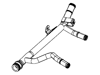 Jeep 68041181AA TUBE Heater Core