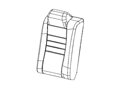 Mopar 6XM81JRRAA Cover Rear Seat Back Right