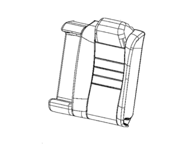Mopar 6XM82JRRAA Cover Rear Seat Back Left