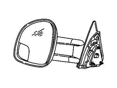 Dodge 68003126AA MIRROR KIT Trailer Tow