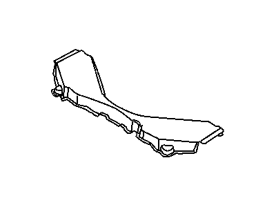 Dodge 4680622AB SILENCER Spare Tire Well