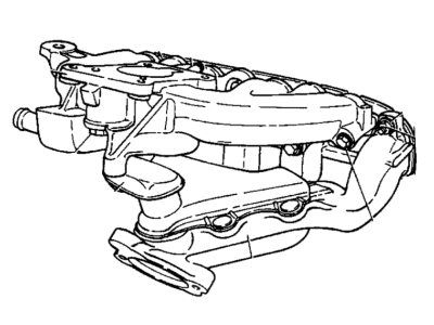 1993 Dodge Shadow Exhaust Manifold - 4621028