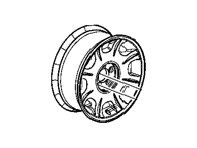Dodge 82209475AB WHEEL KIT Cast Aluminum