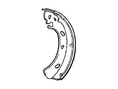 Chrysler 4864304 SHOE and LINING PACKAGE
