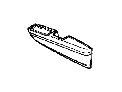Dodge 1VZ45DX9AA ARMREST Front Door Trim