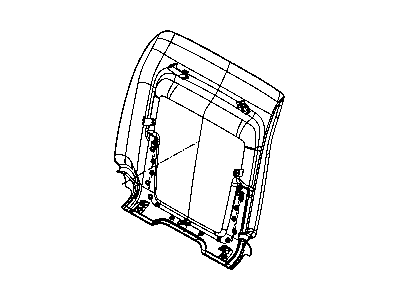 Dodge 1UP051X5AA PANEL Front Seat Back