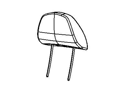 Chrysler 1HL421DBAA HEADREST Front