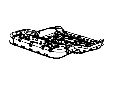 Mopar 68024900AB Frame Seat Cushion Includes Adjuster