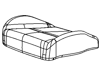 Chrysler 1HL721DBAB COVER Front Seat Cushion