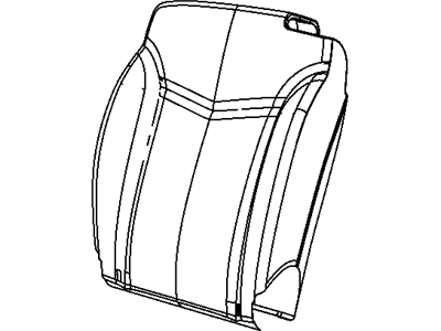 Chrysler 1HL601DBAA COVER Front Seat Back