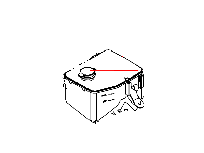 Jeep 55038011AB BOTTLE Coolant Recovery