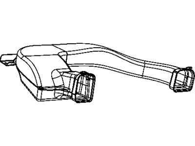 Chrysler 68138266AA DUCT A/C Outlet