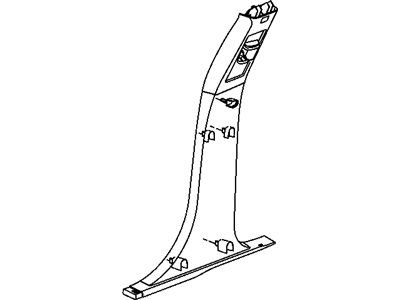 Chrysler 1CH501D1AF COVER Center Pillar