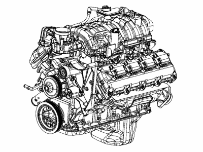 Ram R8276058AA ENGINE Long Block SERVICE WARNING: If The Original Engine Has Experienced A Catastrophic Failure - Including Piston, Cylinder Bore, Valve, or Valve Seat Failure -The Intake Manifold Must Be Replaced With A New Manifold.