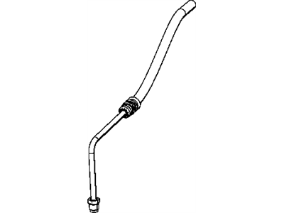 Jeep 52059902AE HOSE Power Steering Return Gear to Reservoir